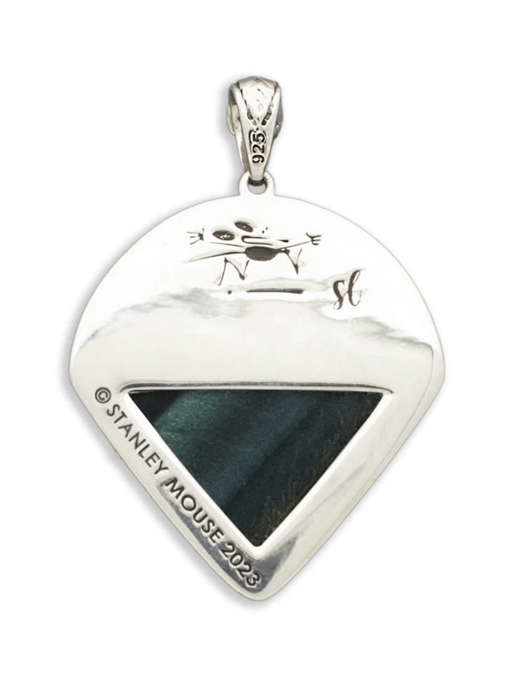 Grateful Dead .925 Sterling Silver Cats Under The Stars Pendant - Picture 3 of 5